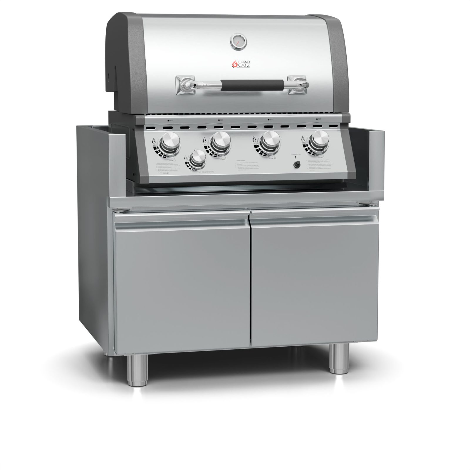 ΕΡΜΑΡΙΟ INOX BBQ TGH-B1-M61 ΜΕ ΠΟΡΤΕΣ - Image 4