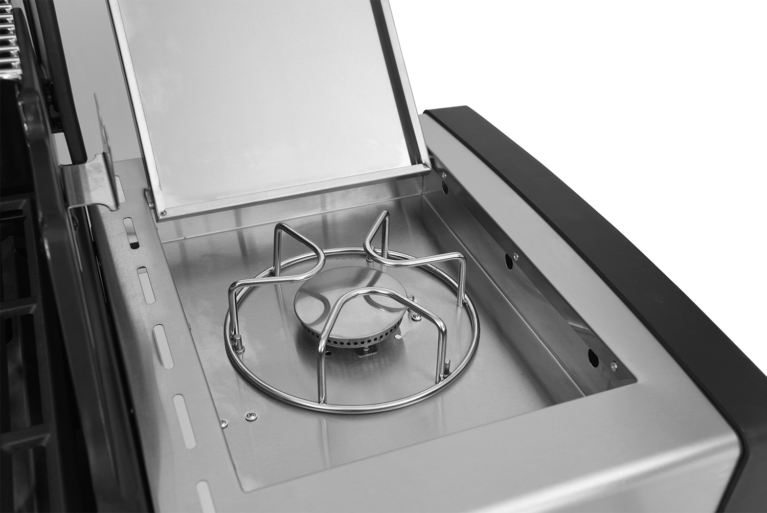 BBQ ΥΓΡΑΕΡΙΟΥ GS GRILL SUPERIOR 3+1 ΙΝΟΧ - 14kW - Image 5