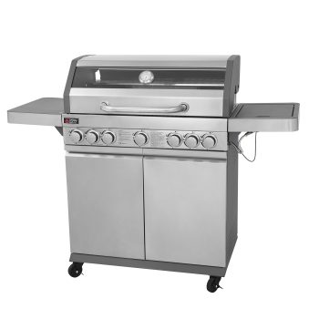 BBQ ΥΓΡΑΕΡΙΟΥ GS GRILL VIEW 5+1+1 ΙΝΟΧ - 21kW - Image 3