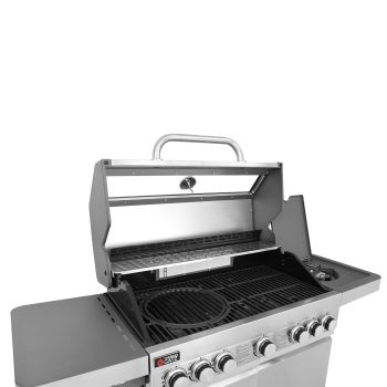BBQ ΥΓΡΑΕΡΙΟΥ GS GRILL VIEW 5+1+1 ΙΝΟΧ - 21kW - Image 2