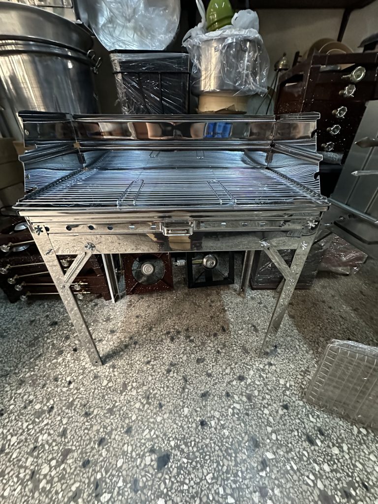 Ψησταρια καρβουνο INOX No80