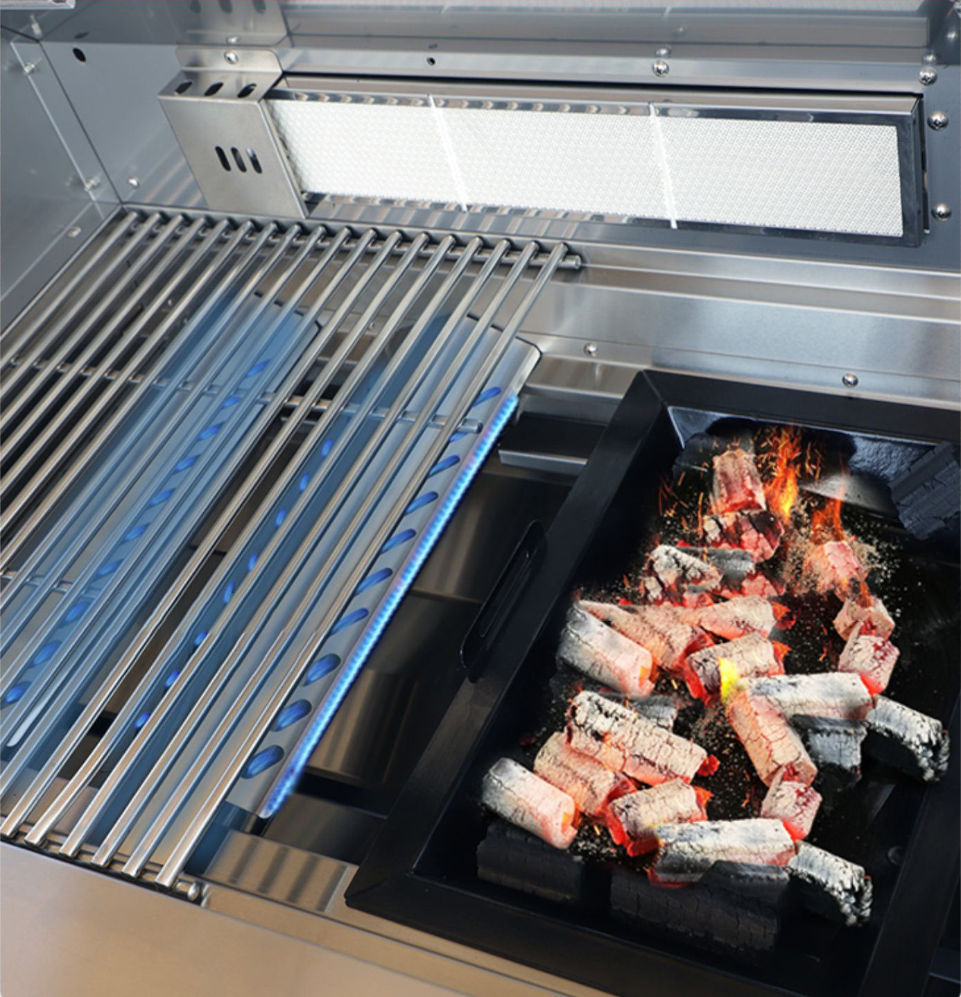 BBQ ΥΓΡΑΕΡΙΟΥ SEMI-PROF TGH-BI-B8B-G 6+1 26,7kW - Image 33