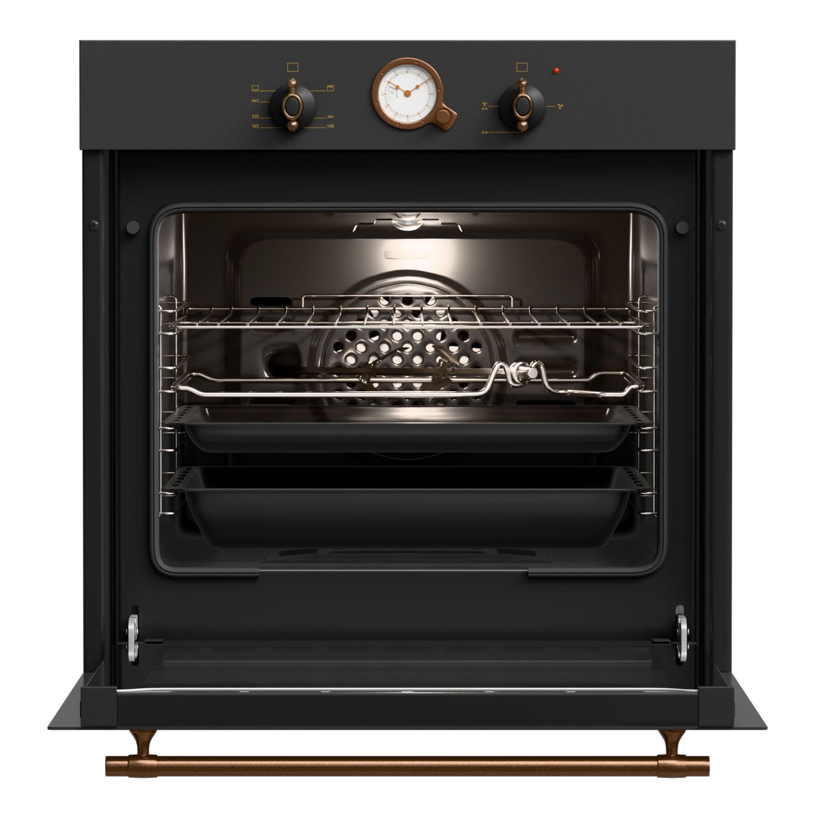 ΦΟΥΡΝΟΣ ΑΕΡΙΟΥ TGS 5511 BL RUSTIC MULTIGAS - Image 2