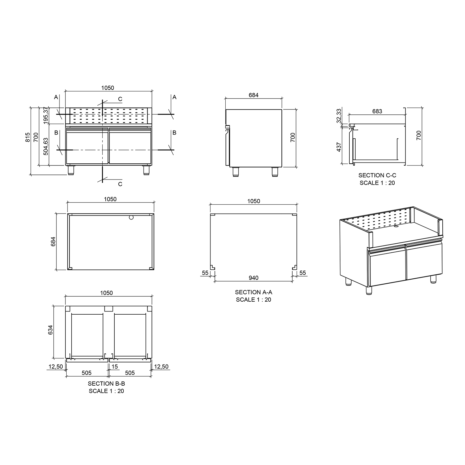 ΕΡΜΑΡΙΟ INOX BBQ TGH-B1-B4-G ΜΕ ΣΥΡΤΑΡΙΑ - Image 5