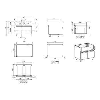 ΕΡΜΑΡΙΟ INOX BBQ TGH-B1-M61 ΜΕ ΣΥΡΤΑΡΙΑ - Image 9