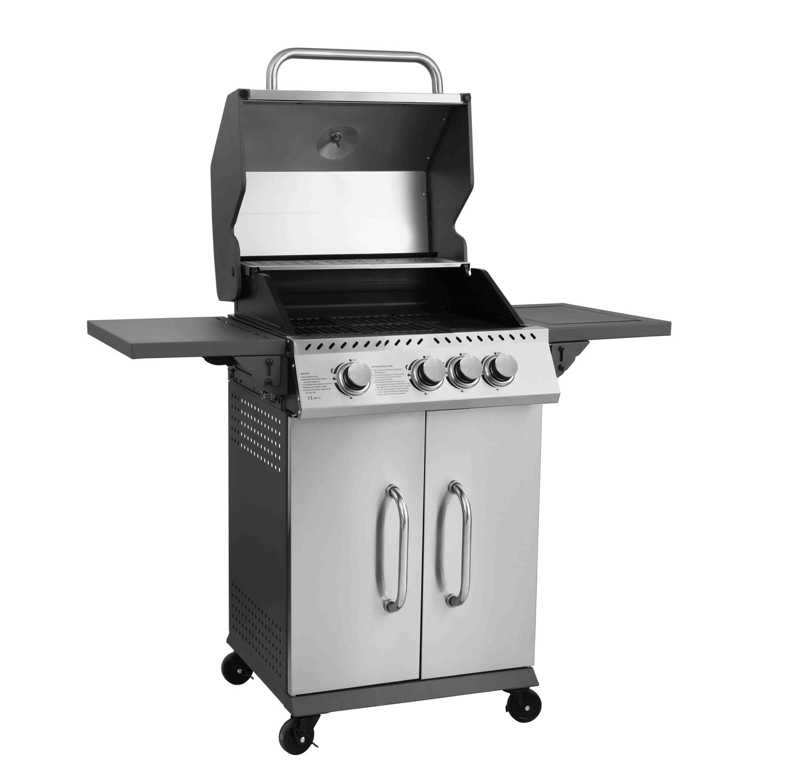 BBQ ΥΓΡΑΕΡΙΟΥ GS GRILL ELITE 3+1 INOX - 11,5 kW - Image 2