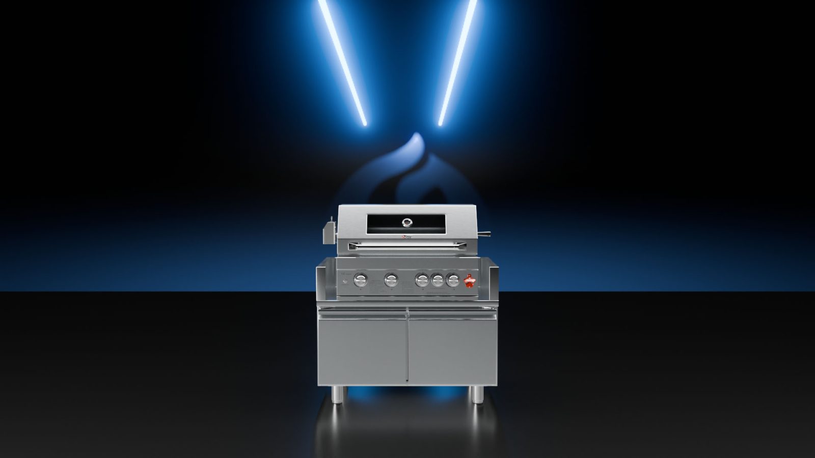 ΕΡΜΑΡΙΟ INOX BBQ TGH-B1-B4-G ΜΕ ΣΥΡΤΑΡΙΑ - Image 3