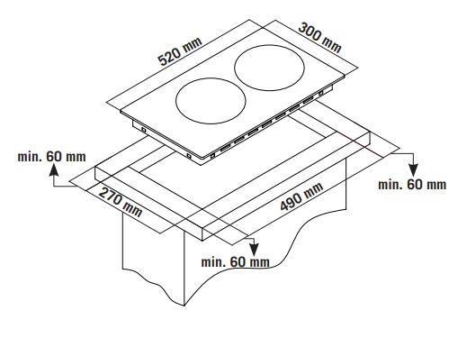 ΕΣΤΙΕΣ ΗΛΕΚΤΡΙΚΕΣ DOMINO TGC 2301 GL - Image 3