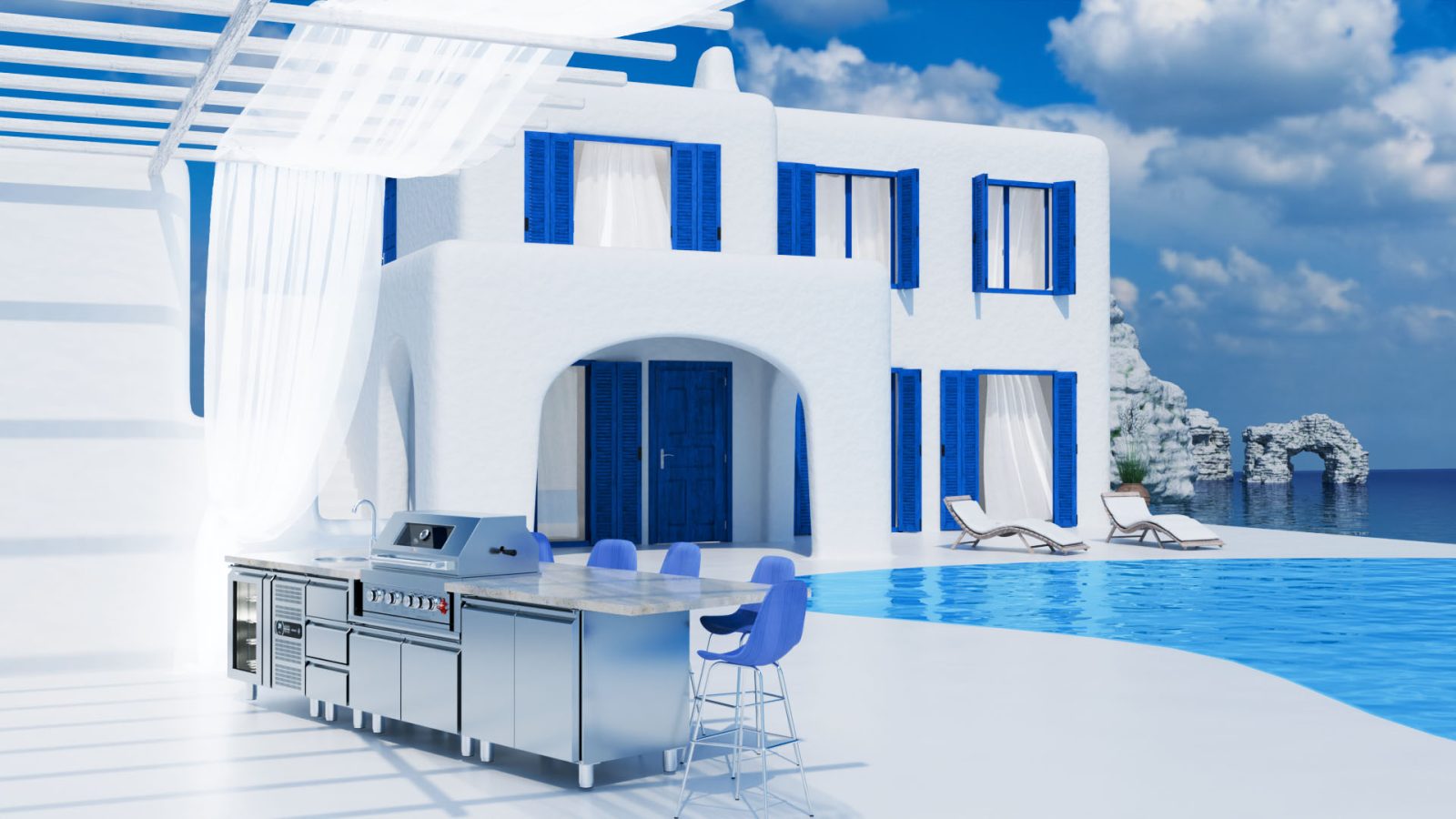ΕΡΜΑΡΙΟ INOX BBQ TGH-B1-B8B-G ΜΕ ΠΟΡΤΕΣ - Image 6
